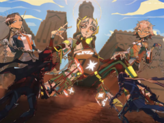 Dice Gambit is een gestileerde strategie-RPG met een vleugje humor. Afgebeeld - een van de cover artworks voor het spel. (Afbeeldingsbron: GameTrailers op YouTube/Dice Gambit) 