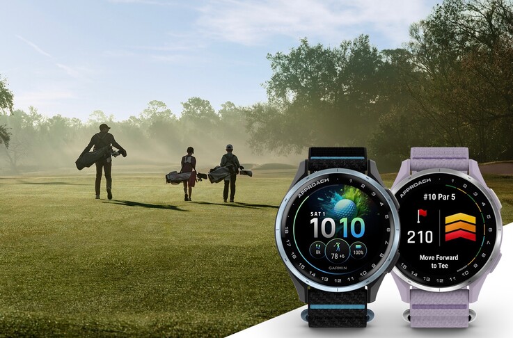 De Garmin Approach J1 smartwatch is verkrijgbaar in twee kleuren. (Afbeelding bron: Garmin)