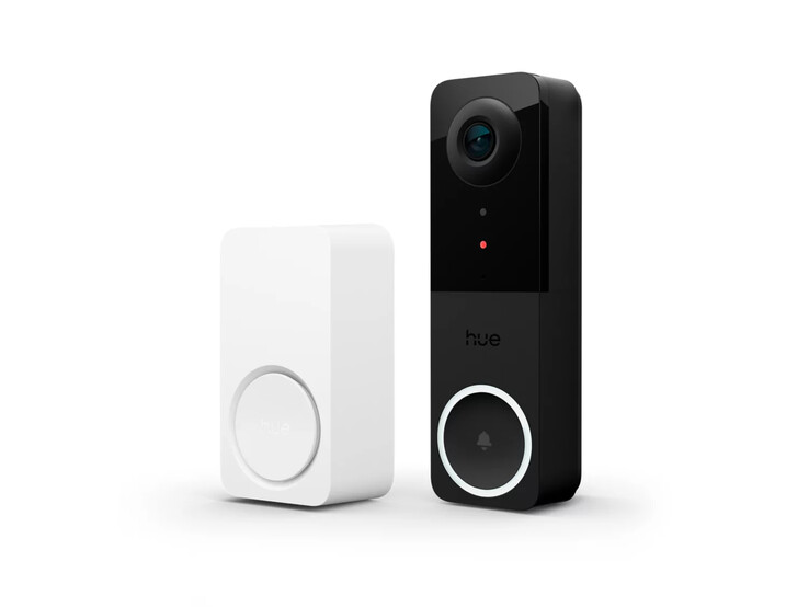 De Philips Hue Secure smart chime (links) en de Secure Wired videodeurbel (rechts). (Afbeeldingsbron: Philips Hue)