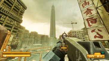 Afbeelding: Een screenshot van de gameplay van SPRAWL zero.