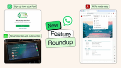 De nieuwste verbeteringen van WhatsApp omvatten aanmeldingen via de iPad, verbeterde ondersteuning voor PDF-bestanden en het delen van muziek. 
