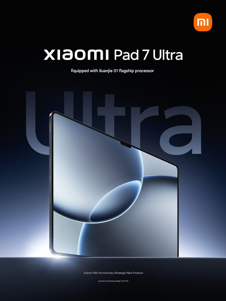 De nieuwe teaserafbeelding van de Xiaomi Pad 7 Ultra (Afbeelding bron: Xiaomi - machine vertaald)