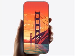 Een render uit 2023 met een iPhone zonder rand die eruitziet als een glazen plaat. (Afbeeldingsbron: Ice Universe op X)