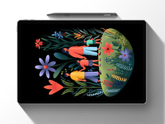 Een landschapsgeoriënteerde webcam is verborgen in een van Lenovo&#039;s nieuwste Xiaoxin AI Tablet Pro GT teaserafbeeldingen. (Afbeeldingsbron: Lenovo)