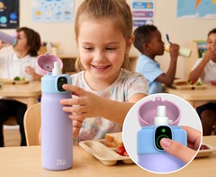De myFirst CareSip-waterfles kan alleen worden geopend door kinderen met geregistreerde vingerafdrukken.