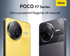 De Poco F7 Pro en Poco F7 Ultra krijgen later dit seizoen mogelijk gezelschap van een derde smartphone uit de Poco F7-serie. (Afbeeldingsbron: Xiaomi - bewerkt)