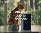 Samsung Galaxy Z Fold 7 teaser video werpt een blik op Apple(bron: Samsung | bewerkt door Notebookcheck)