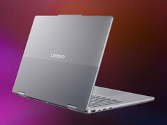Lenovo biedt de ThinkBook 14 2-in-1 Gen 6 aan in een Luna Grey kleurstelling.