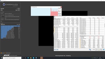 Cinebench R15: TDP in het begin