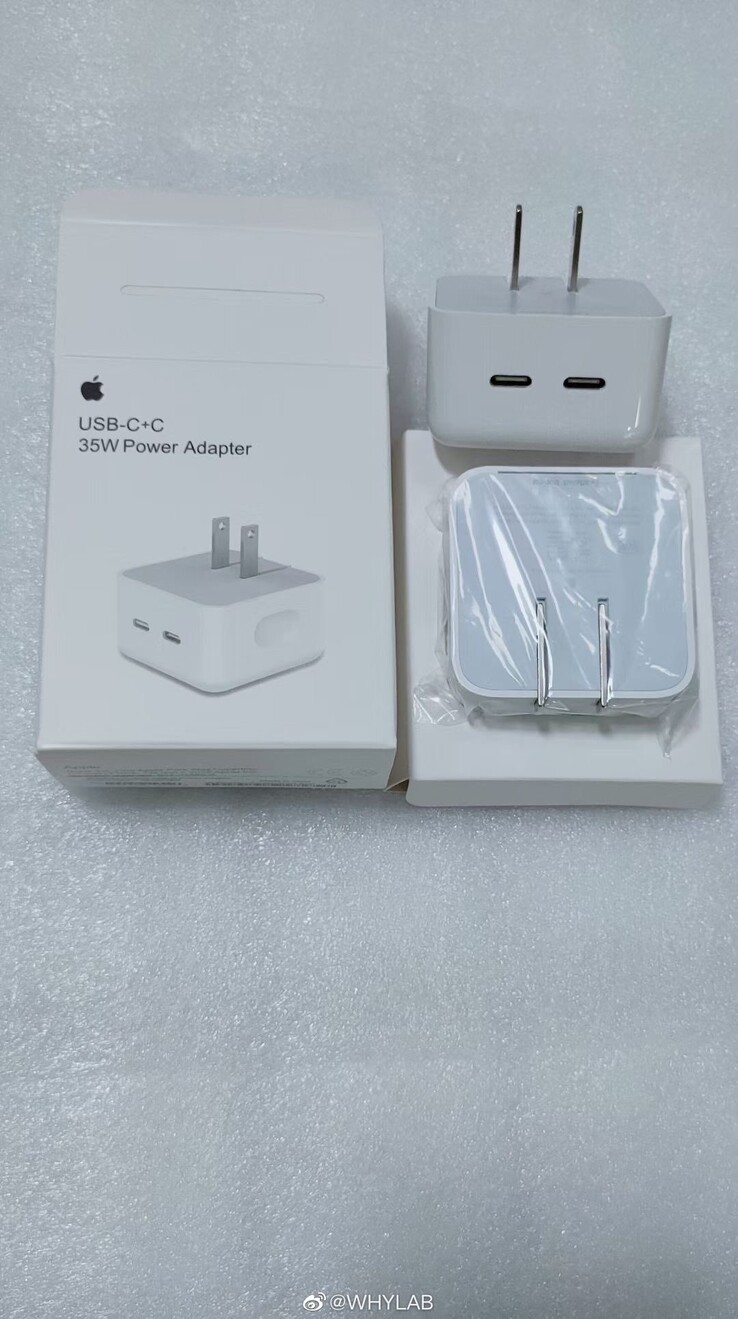 Het lek van de "nieuwe Apple Power Adapter" heeft een subtiele, maar potentieel belangrijke fout. (Bron: WHYLAB via Weibo)