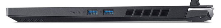 Rechterkant: 2x USB 3.2 Gen 2 (USB-A)