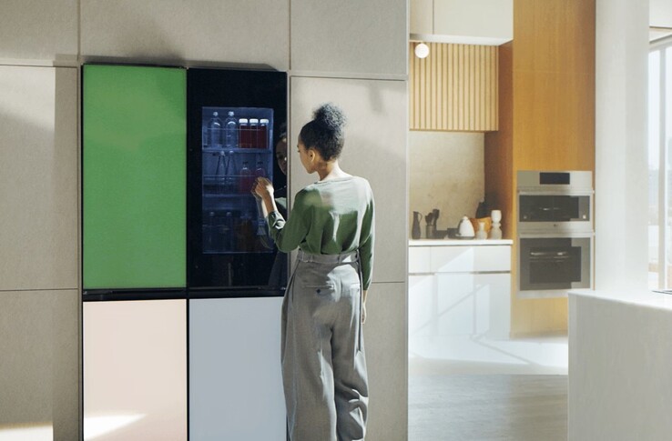 De LG InstaView koelkast met MoodUP (beeldbron: LG)