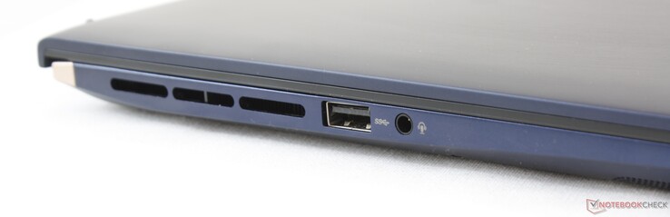 Linkerkant: USB 3.1 Type-A Gen. 1