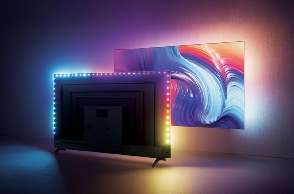 De Philips Ambilight TV heeft geïntegreerde LED-lichtstrips. (Afbeeldingsbron: Philips)