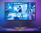 De 25M4P5200T heeft een 24,5-inch IPS-scherm. Afgebeeld: bewerkte promotiefoto waarop de voorkant van de gamingmonitor te zien is.