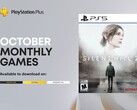 PlayStation Plus gratis games voor oktober banner getoond (Afbeelding bron: Sony PlayStation, Konami met bewerkingen)