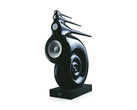 Een promotionele afbeelding voor de beroemde vloerstaande luidspreker van Bowers &amp; Wilkins, de Nautilus, tegen een witte achtergrond. (Afbeelding Bron: Bowers &amp; Wilkins)