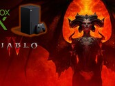 Een Xbox Series X met Diablo IV-thema is naar verluidt in de maak (afbeelding via @bilibili_kun op Twitter)
