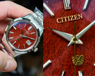 Op macroafstand zijn de afzonderlijke vezels op de Citizen AQ4100-65X zeer driedimensionaal.