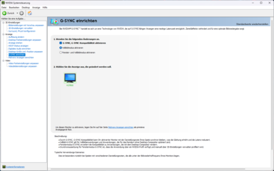 G-Sync wordt ondersteund