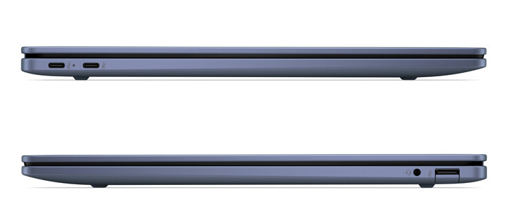 De nieuwste OmniBook 5 16 heeft een beperkt aantal poorten.
