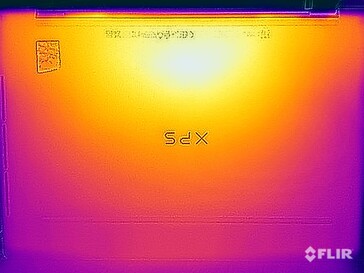 Stresstest oppervlaktetemperaturen (onder)