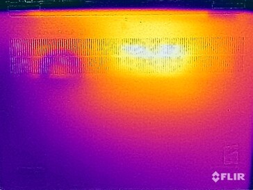 Oppervlaktetemperaturen onderzijde (stresstest)