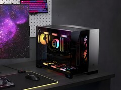 Corsair Vengeance a5100 voorgebouwde gaming-pc op bureau (Afbeelding bron: Corsair met bewerkingen)
