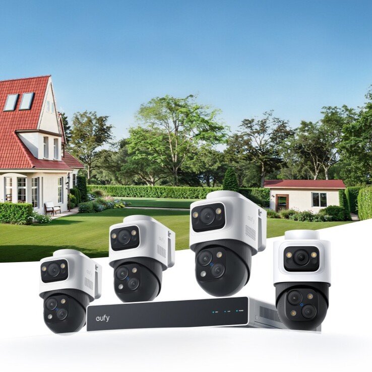 De eufy S4 Max NVR Beveiligingssysteem kit. (Afbeeldingsbron: eufy)