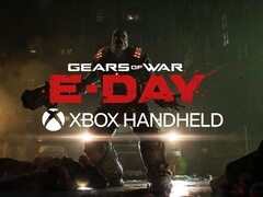 Xbox Handheld-logo op de banner van Gears of War: E-Day