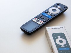 De G32-afstandsbediening van Google TV (foto) werkt op zonne-energie. (Afbeeldingsbron: Epishine)