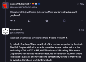 Reactie van GrapheneOS op zorgen over connectiviteit10