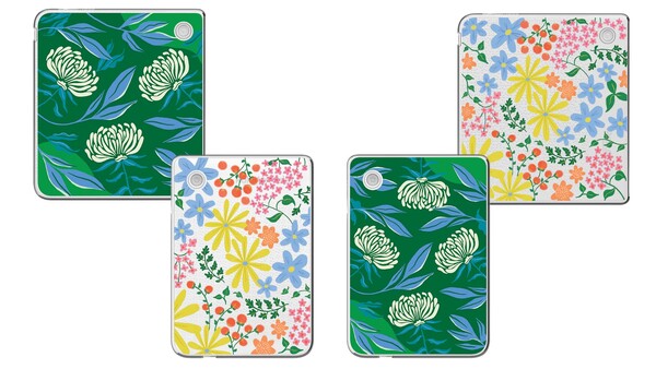 De limited edition hoesjes van Kobo hebben een bloemmotief.