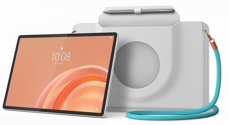 De Lenovo Tab Plus Gen 2 en zijn (optionele) accessoires.