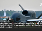Starlink Internet is mogelijk gebruikt bij de aanval op Russische luchtmachtbases (afbeelding: CRUX/YouTube)