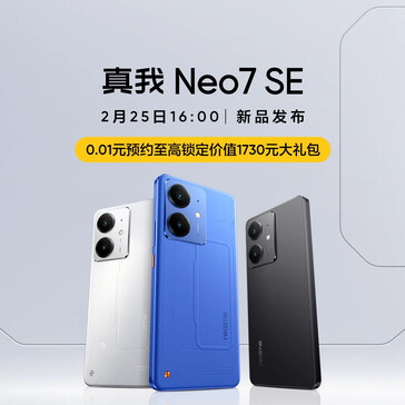 Realme presenteert de Neo 7 SE...