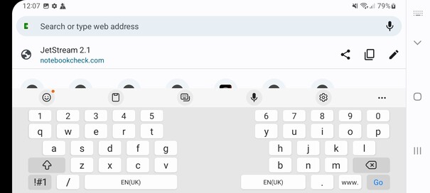 Toetsenbord liggende modus