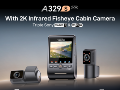 De VIOFO A329S 3CH dashcam kan opnamen maken tot 4K/60 fps (bron: VIOFO)