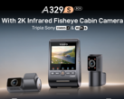 De VIOFO A329S 3CH dashcam kan opnamen maken tot 4K/60 fps (bron: VIOFO)