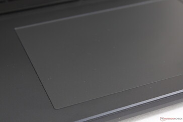 Groot en soepel clickpad met zachte feedback bij het indrukken