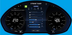 Xtreme Tuner Plus - OC-menu