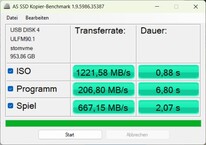PicoDrive Thunderbolt 4: AS SSD kopiëren