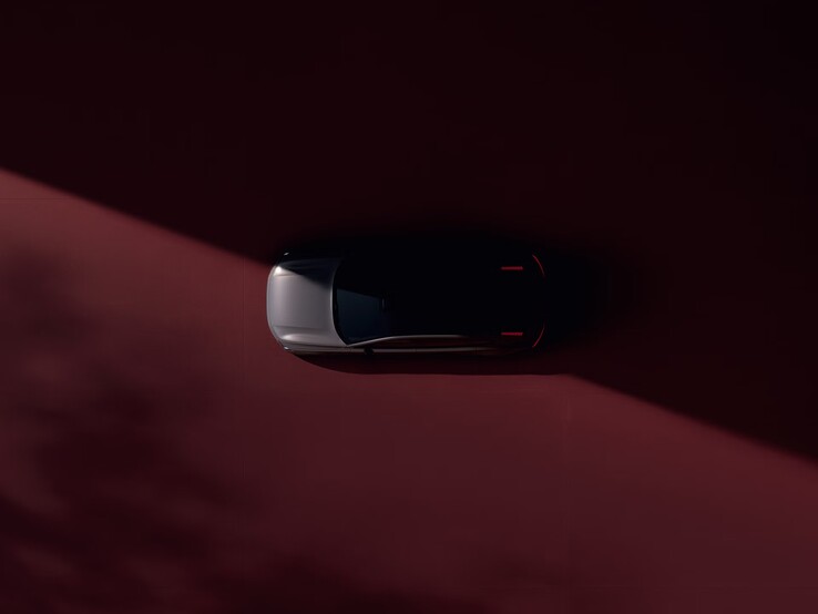 De nieuwe Volvo ES90 luxe sedan in vogelvlucht. (Afbeeldingsbron: Volvo)