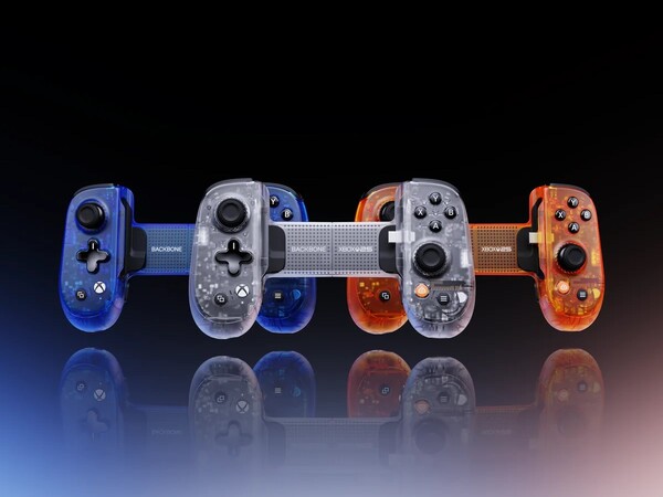 De Backbone Pro Xbox 25th Anniversary Edition is niet verkrijgbaar in drie doorschijnende kleuren.