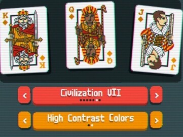 Afgebeeld: Dekaanpassing voor Balatro, met Civilization uit de triple A-gameserie (Afbeelding Bron: In-game screenshot van Balatro)