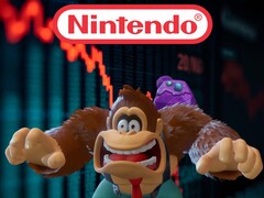 Donkey Kong getoond voor vallende Nintendo-aanduiding (bron: Nintendo of America met bewerkingen)