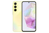 De Samsung Galaxy A35 5G in de kleurvariant Awesome Lemon