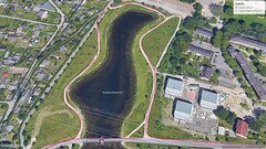 GPS-test: tocht rond een meer