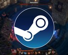 Een afbeelding met het Steam-logo en de game Heretical, nu met 65% korting.