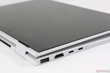 Tabletmodus is gemakkelijker te gebruiken dan op de oudere x360 1030 G4 door het kleinere formaat en het lichtere gewicht